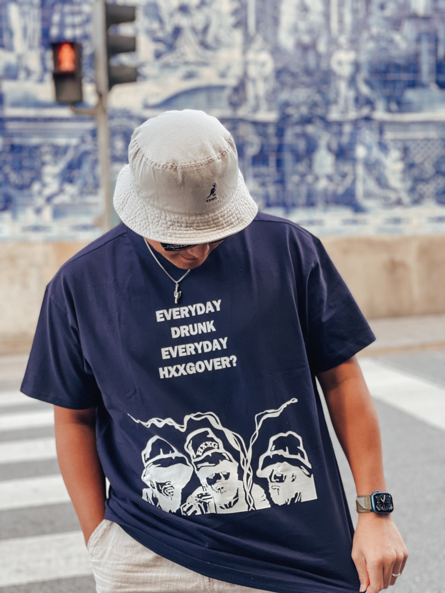 HXXG "Everyday drunk Everyday Hxxgover" T-shirt【限定】